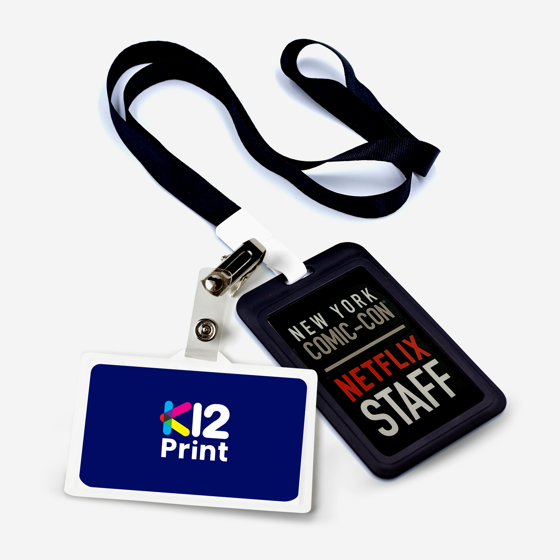 Custom Printed ID Badges Variable Data Printing K12 Print