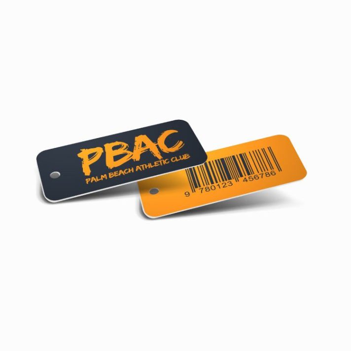 Plastic Key Tags