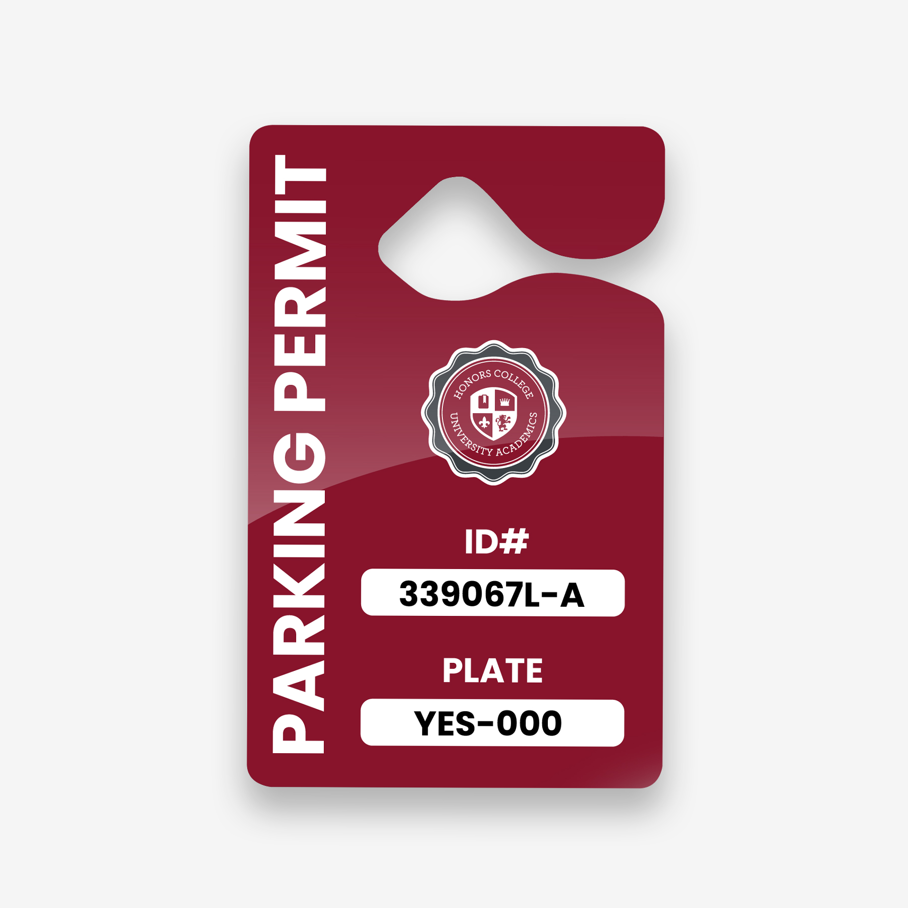 Door hanging tags