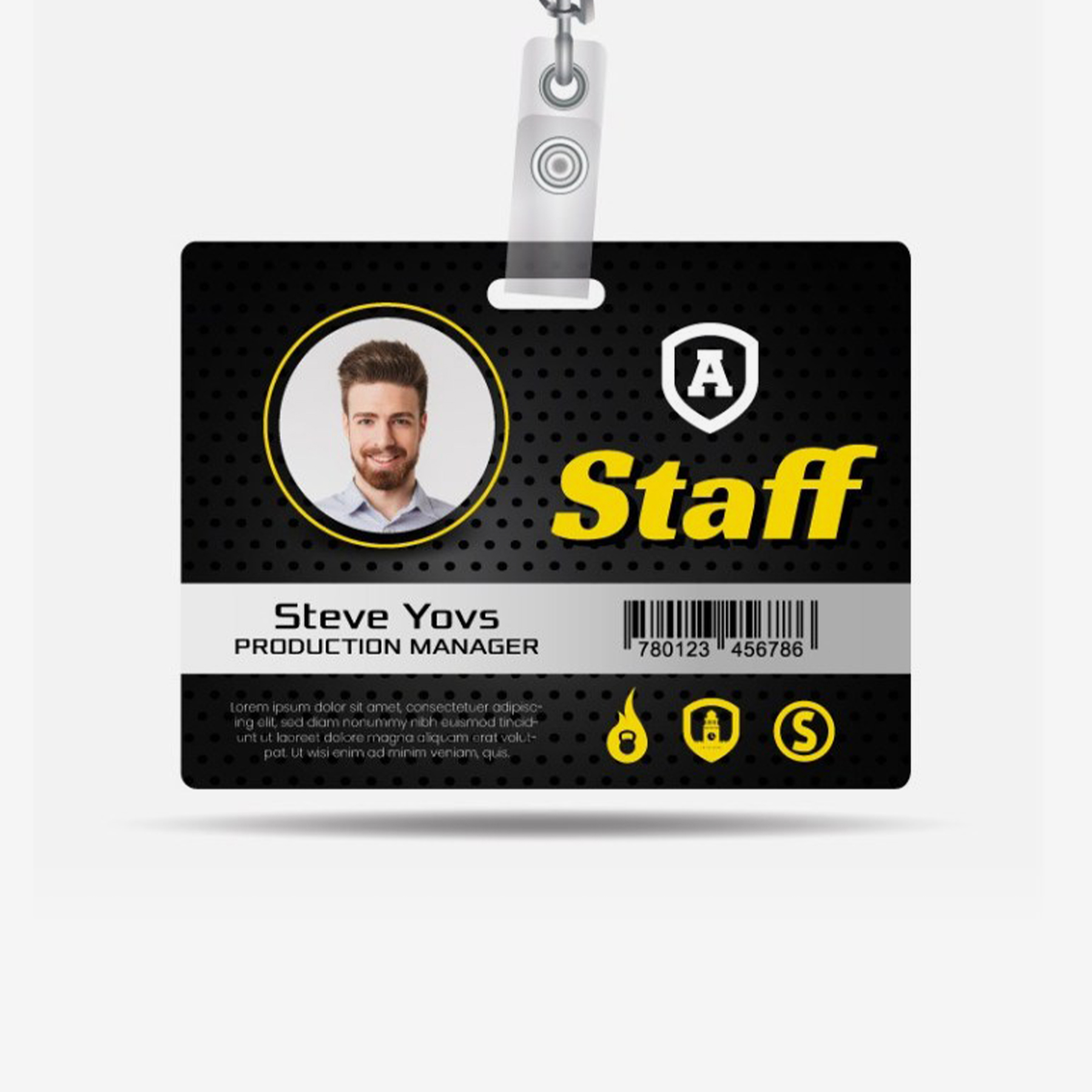 Plastic Medium ID Badges