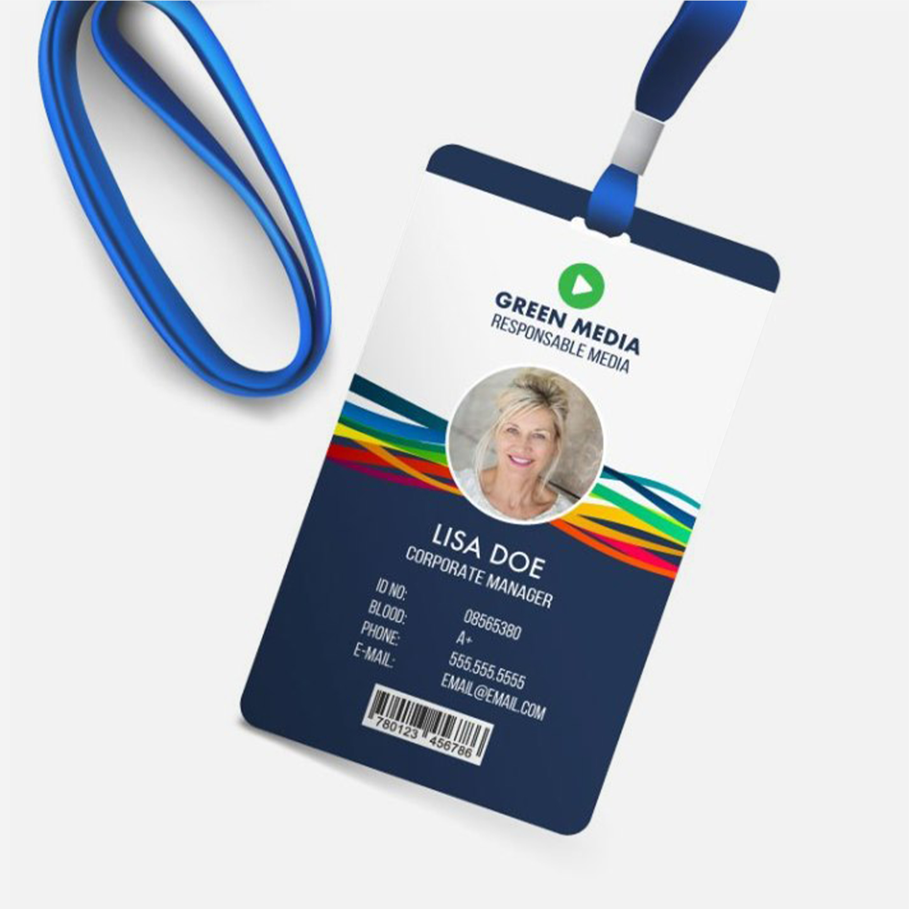 Large Plastic ID Badges Photo