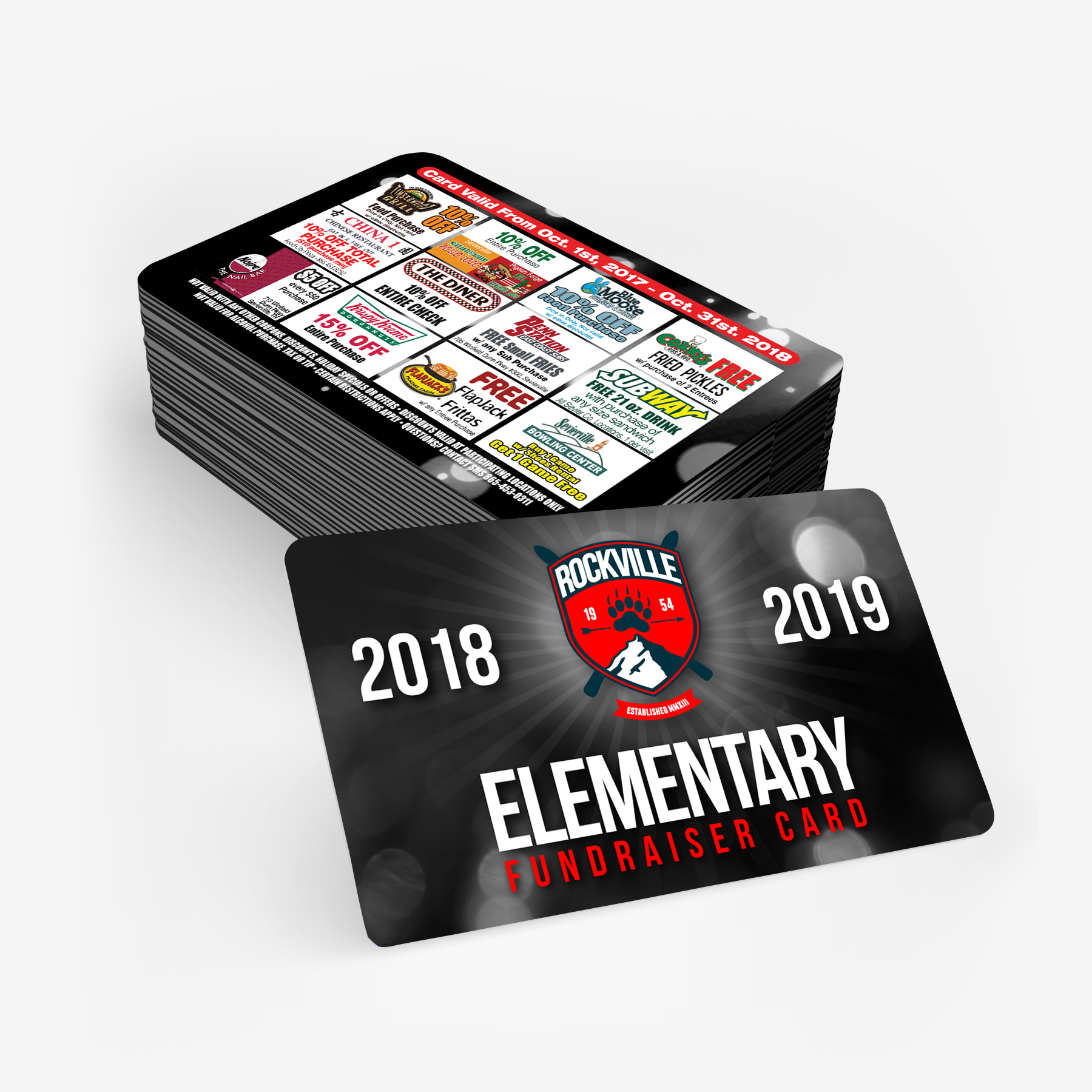 Plastic Fundraising Card Photo